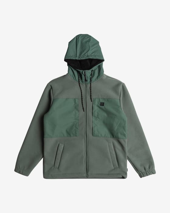 Chaqueta Billabong Boundary Sherpa verde oscuro