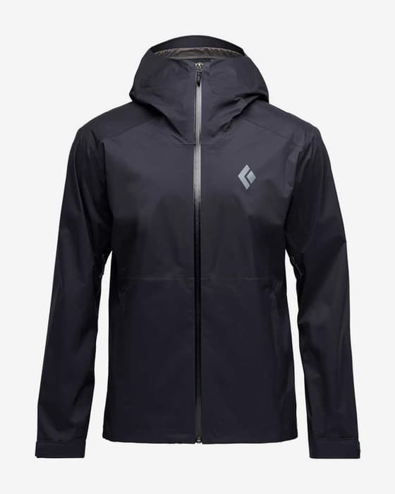 Giacca con cappuccio Black Diamond Fineline Stretch nero