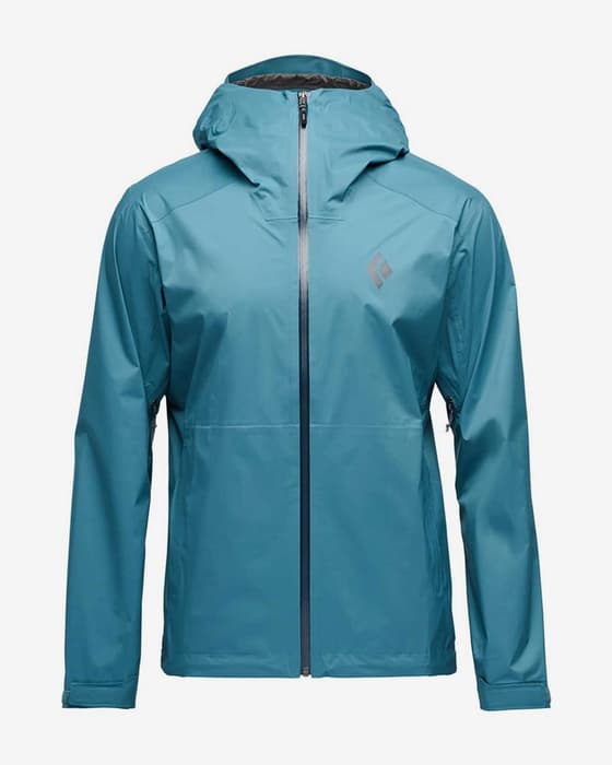 Giacca con cappuccio Black Diamond Fineline Stretch azzurro chiaro