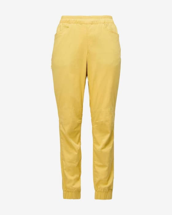 Pantalón largo Black Diamond Notion amarillo mujer