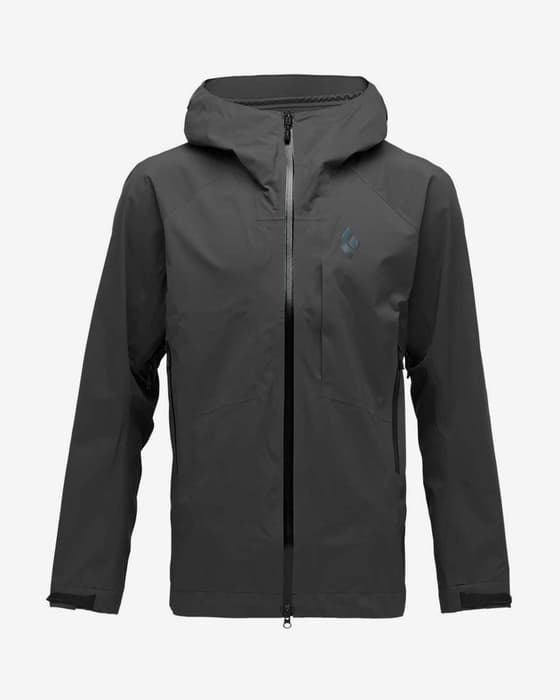 Giacca con cappuccio Black Diamond Highline Stretch nero