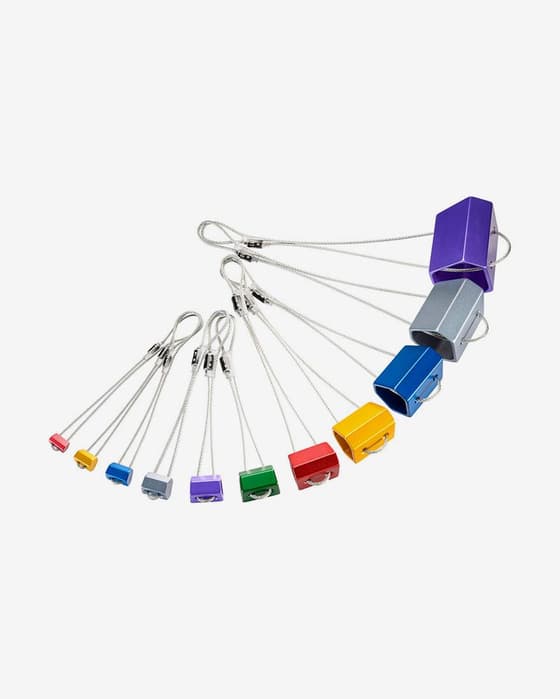 Pack Fisureros Black Diamond Wired Hexentric Nut Set 4-10 multicolor