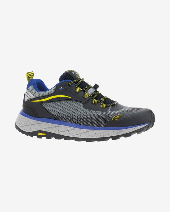 Zapatillas Bestard Speedwave II gris oscuro lila amarillo