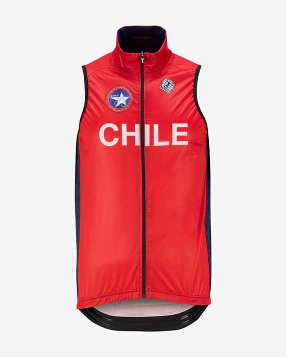 Chaleco Bioracer Icon Chile Federation rojo