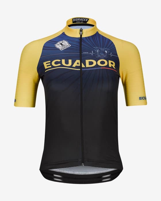 Maillot Bioracer Icon Fédération Équateur manches courtes bleu