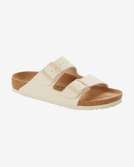 Birkenstock Arizona Vegan TEX Sandals Wide Narrow Eggshell