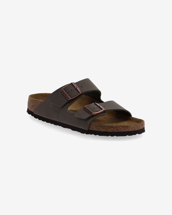 Sandalias Birkenstock Arizona Birko-Flor Nubuck Ancho Estrecho gris