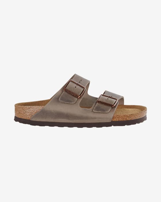 Sandales Birkenstock Arizona SFB LEOI Narrow marron clair