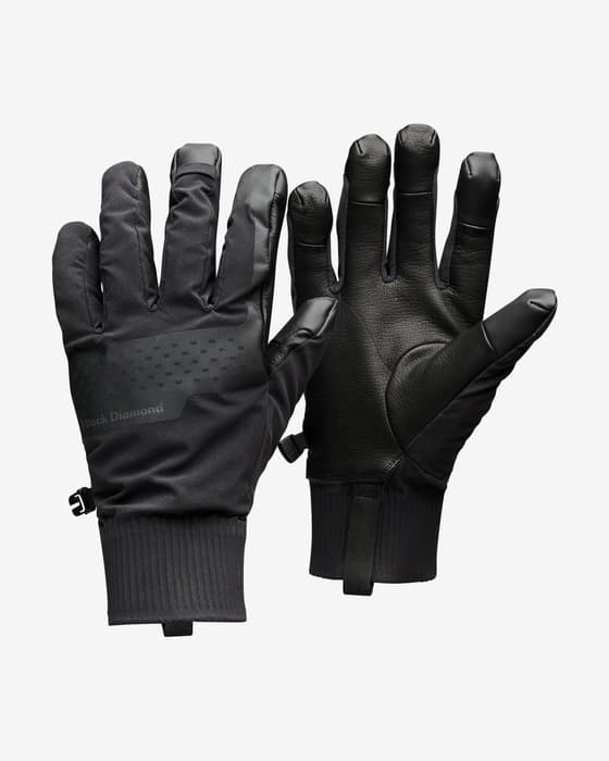 Guantes Black Diamond Alpine Softshell negro