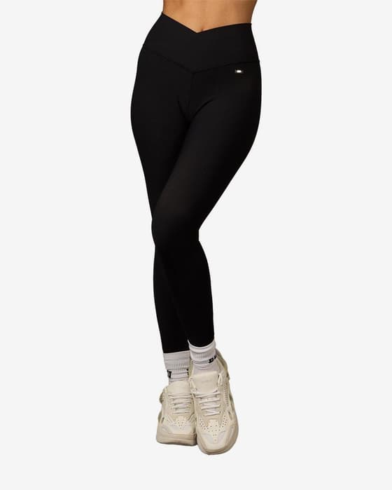 Malla larga Believe Athletics Crossed Daily negro profundo mujer
