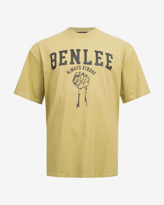 Camiseta Benlee Lieden manga corta amarillo negro