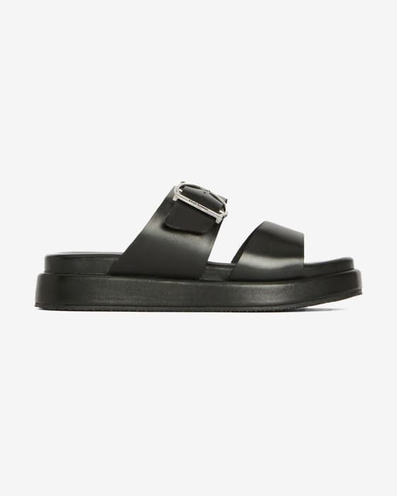 Sandalias Barbour Adele negro puro mujer