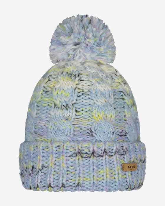 Gorro Barts Iska azul claro blanco mujer