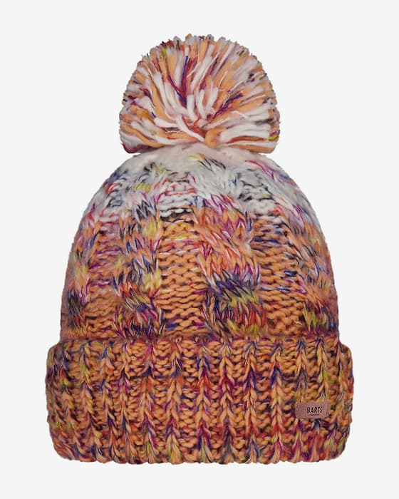 Barts Iska Damen Mütze orange/weiß
