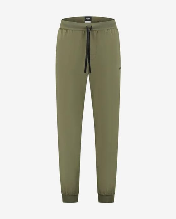 Pantalon long BOSS Basic Small Logo vert foncé