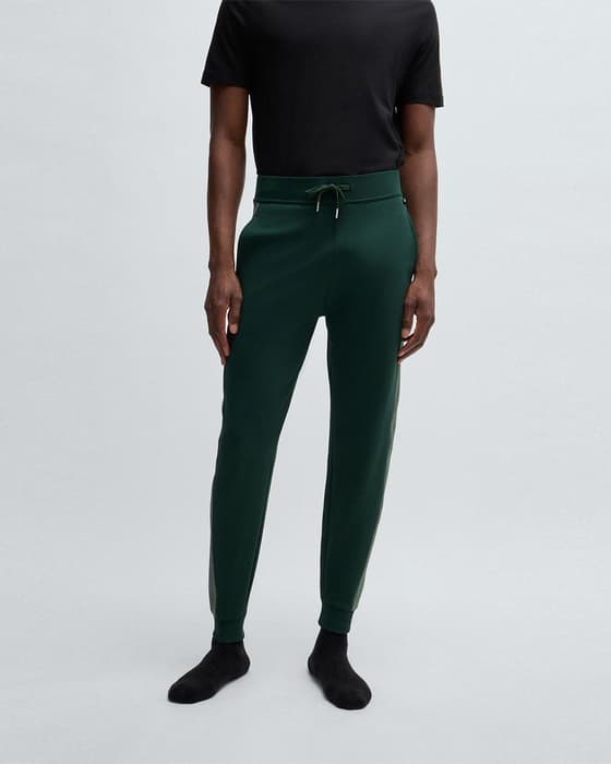 Pantalón largo BOSS Tracksuit verde oscuro