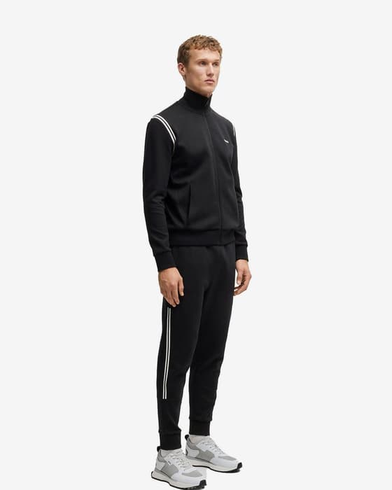 Chándal BOSS Green Set Sport negro puro blanco