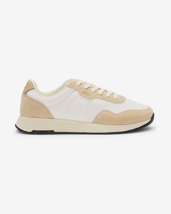 Zapatillas BOSS Titanium Running beige blanco