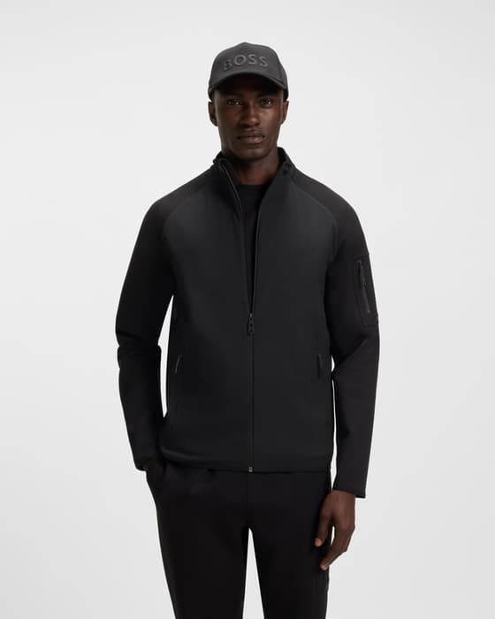 Sudadera BOSS Green Urban Tech negro puro