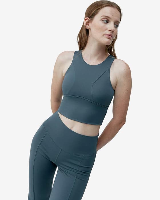 Born Living Yoga Elin Performance Damen Top dunkelgrau