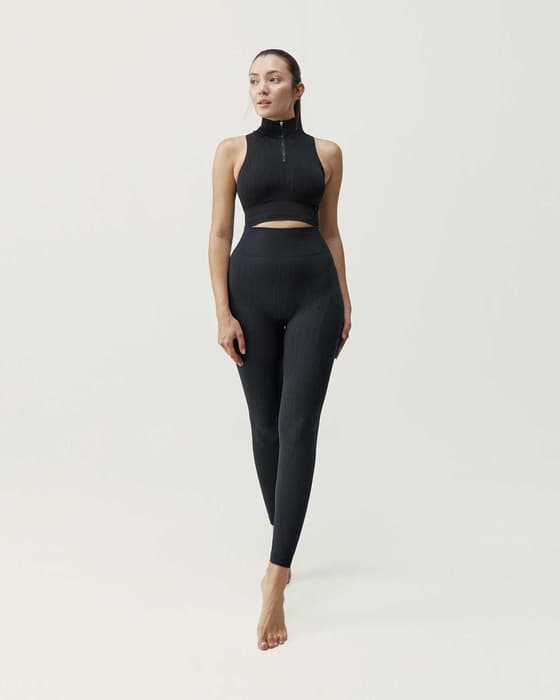 Born Living Yoga Dandara Seamless Set Pure Black Women