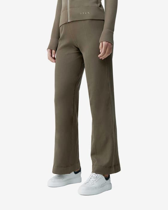 Pantalón largo Born Living Yoga Fait Seamless verde oscuro mujer