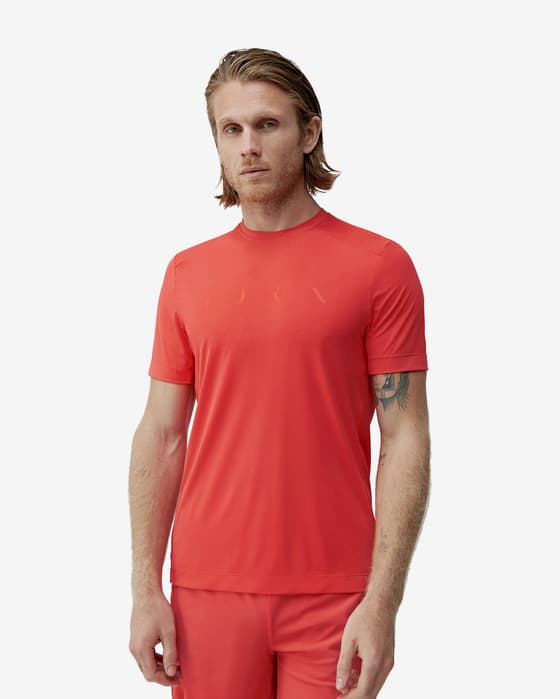 Born Living Yoga Volta Performance T-Shirt rot
