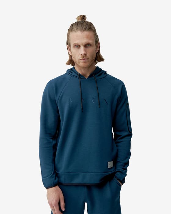 Born Living Yoga Amur Performance Hoodie marineblau