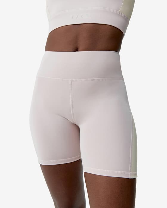 Legging court Born Living Yoga Latika Performance rose pâle femme