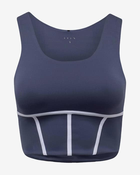 Sujetador Born Living Yoga Vani azul blanco