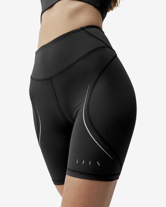 Malla corta Born Living Yoga Becky Performance negro mujer