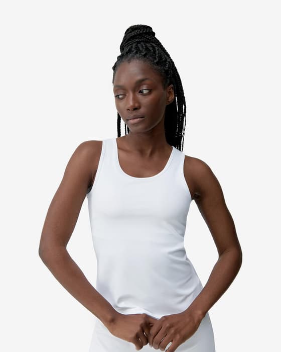 Born Living Yoga David Performance Damen Tanktop weiß