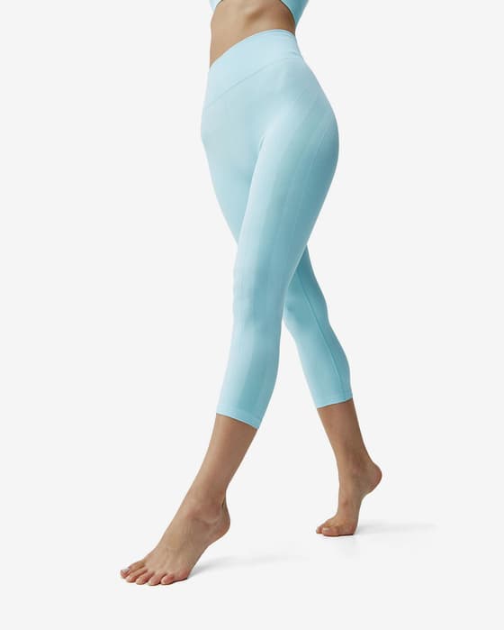 Leggings Born Living Yoga Nish Seamless azzurro donna