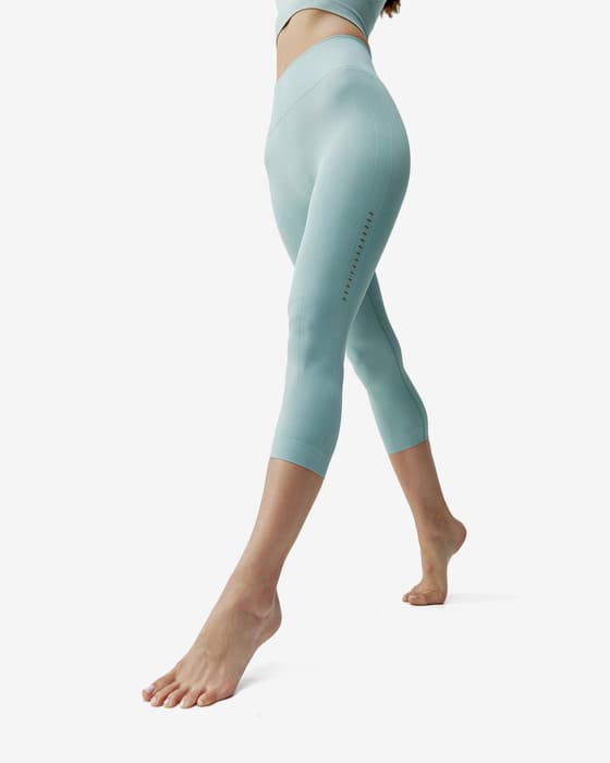 Born Living Yoga Kalu Seamless Damen Leggings hellgrün