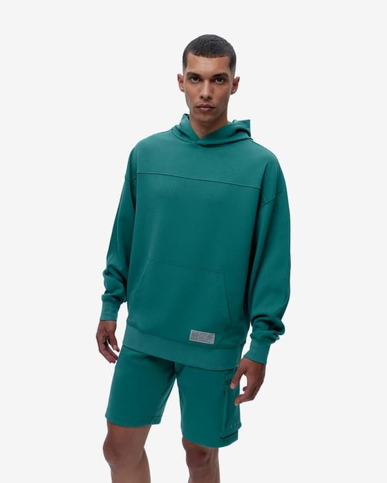 Sudadera con capucha Born Living Yoga Halong verde