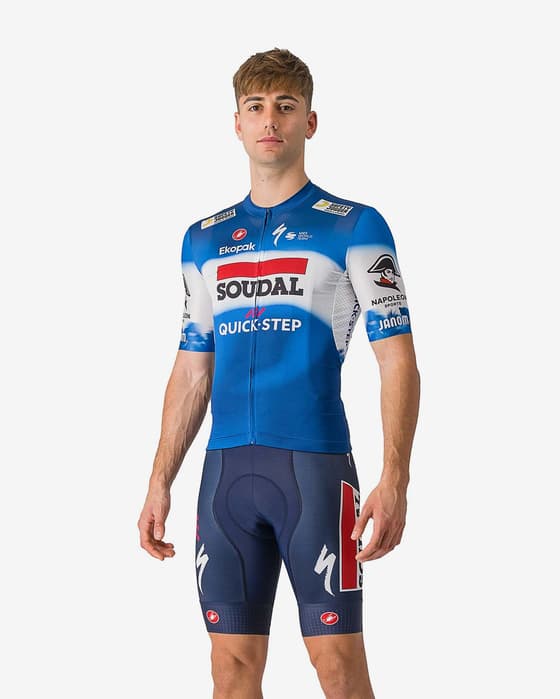 Culote Soudal Quick-Step 2024 Free Aero RC PRO azul
