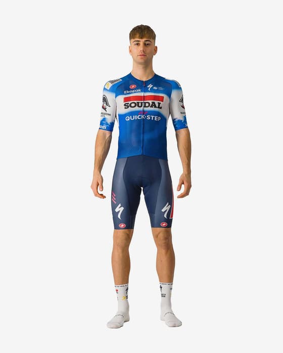 Maillot Soudal Quick-Step 2024 Climber's 4.0 manche courte bleu