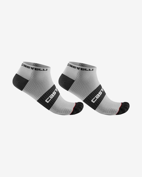 Pack calcetines Castelli Lowboy 2 blanco (2 pares)