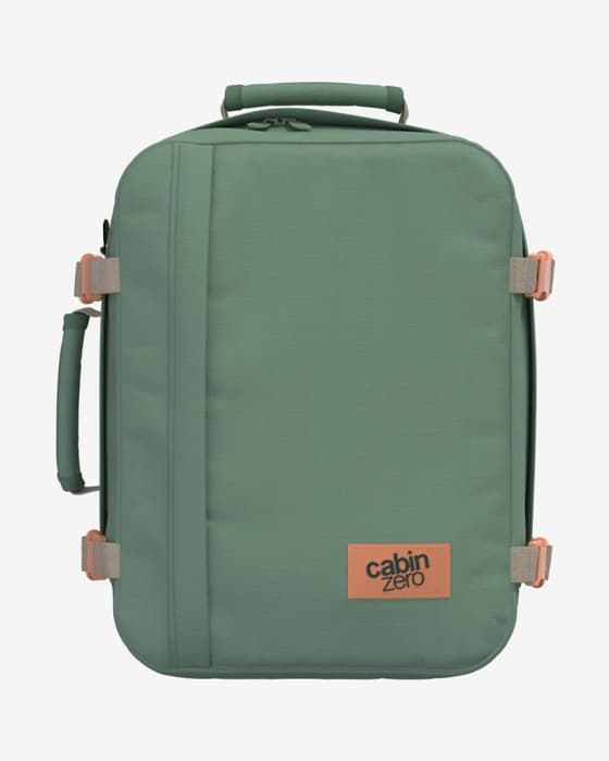 Mochila CabinZero Classic 28L verde naranja