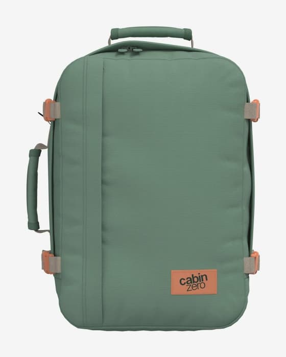 Mochila CabinZero Classic 36L verde naranja
