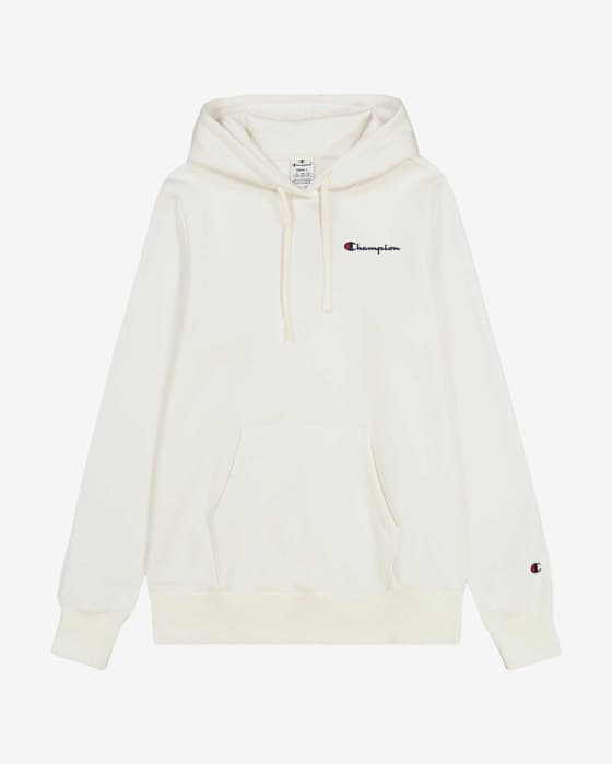 Sudadera con capucha Champion Small logo blanco puro mujer