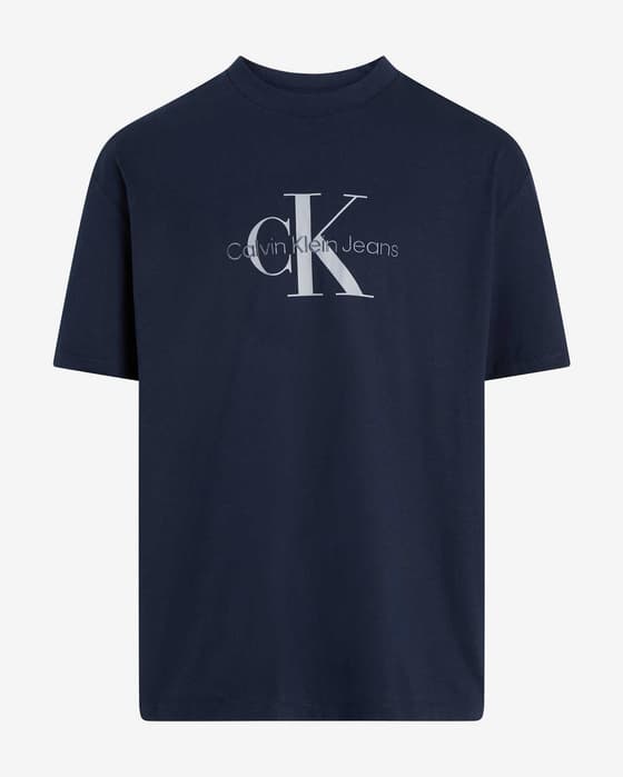 Camiseta Calvin Klein Jeans Hero Monogram 20s manga corta azul marino