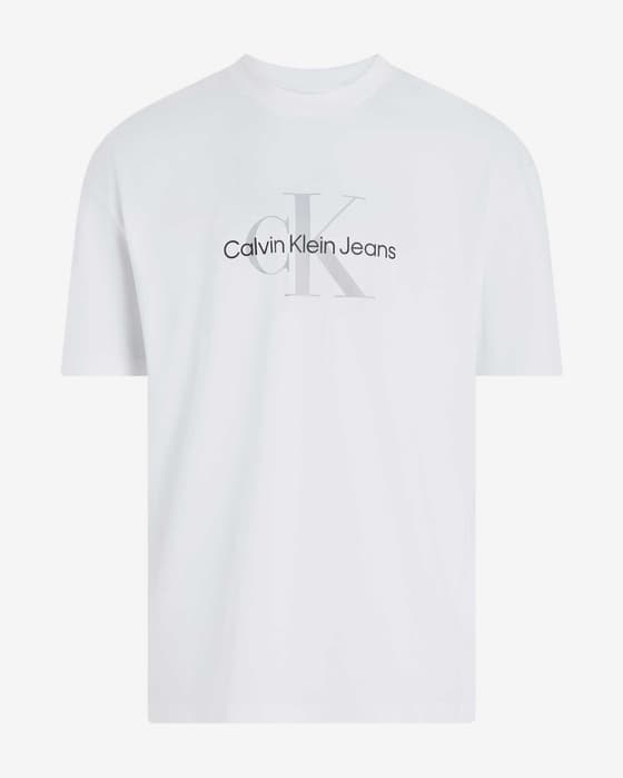 Camiseta Calvin Klein Jeans Hero Monogram 20s manga corta blanco