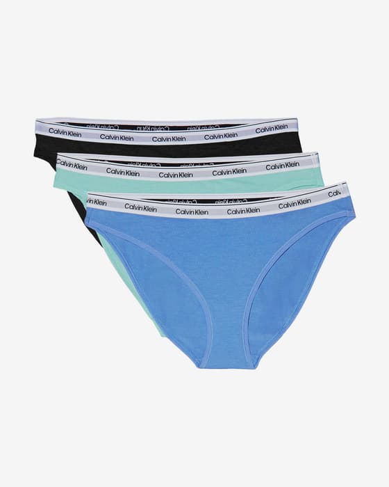 Braga Calvin Klein Modern Logo azul (3 unidades)