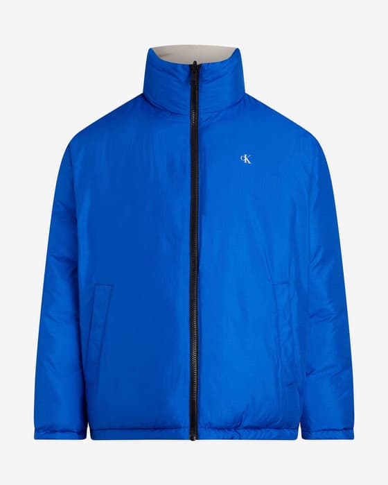 Calvin Klein Jeans Reversible 90s Puffer jack blauw/grijs