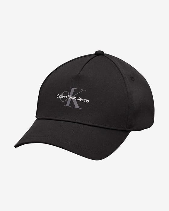 Gorra Calvin Klein Jeans Monologo Print Cap negro puro