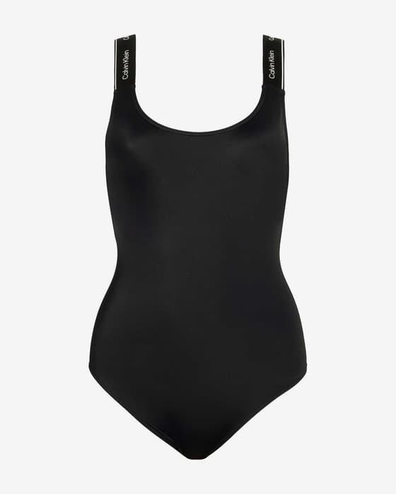 Bañador Calvin Klein Meta Legacy One Piece negro puro mujer