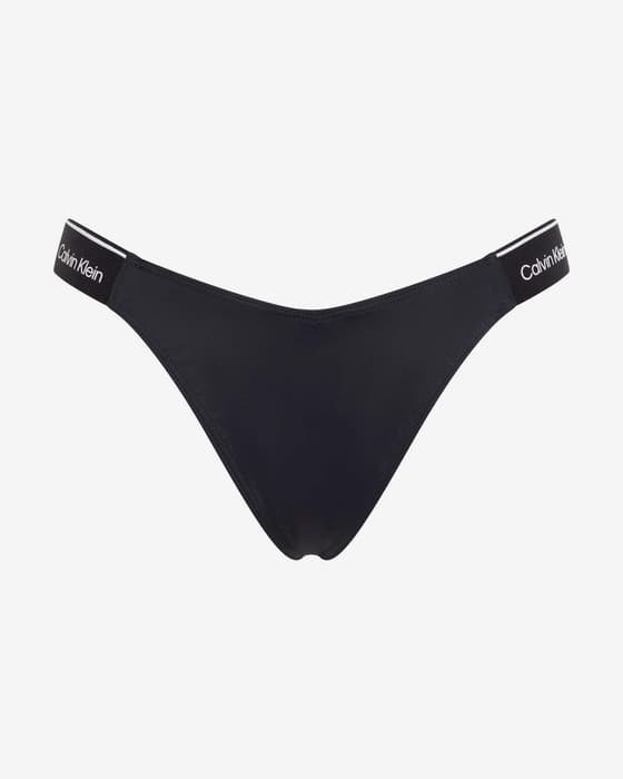 Bikini Calvin Klein Meta Legacy Logo black and white women