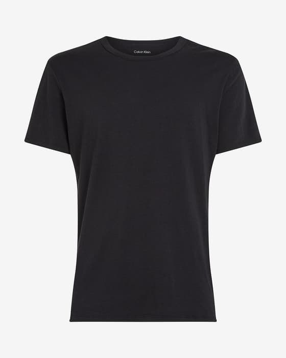 Camiseta Calvin Klein Classic Crew manga corta negro puro (3 unidades)