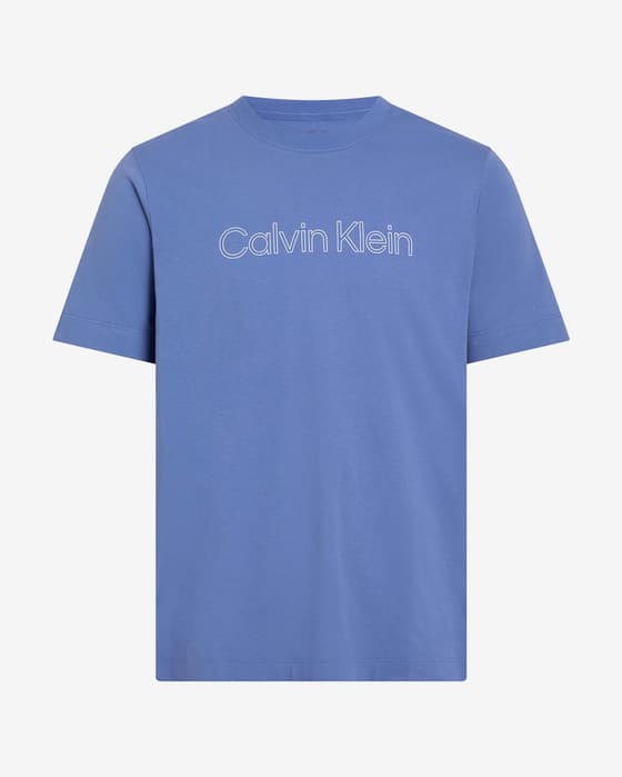 Camiseta Calvin Klein Graphic Logo manga corta azul